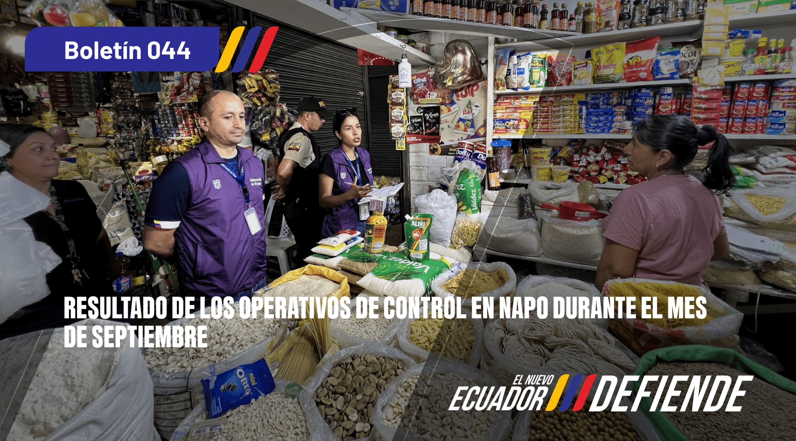 Resultados de los Operativos de Control y Seguridad Ciudadana